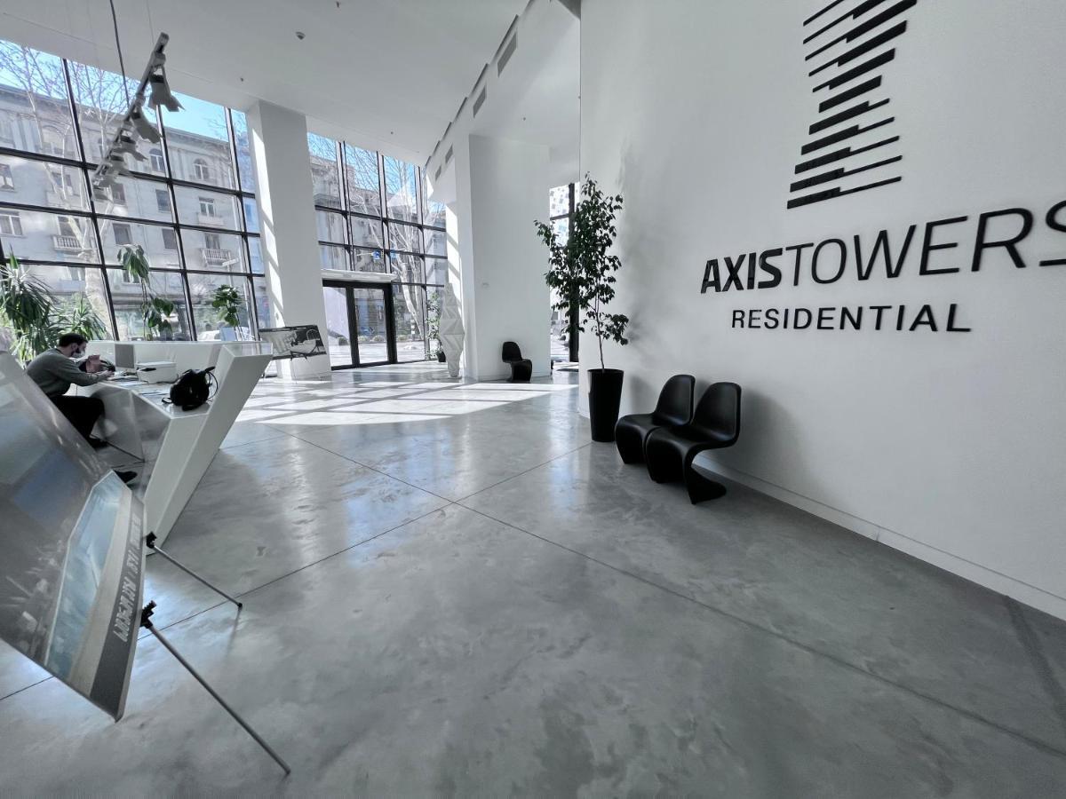 Apartment In Axis Towers, Tbilisi Business Center ภายนอก รูปภาพ